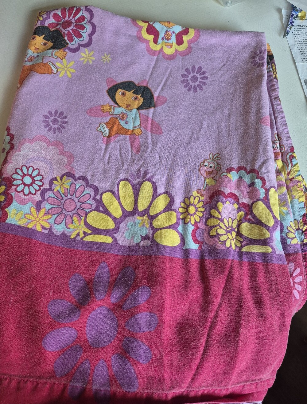 Dora the Explorer Flat Bed Sheet